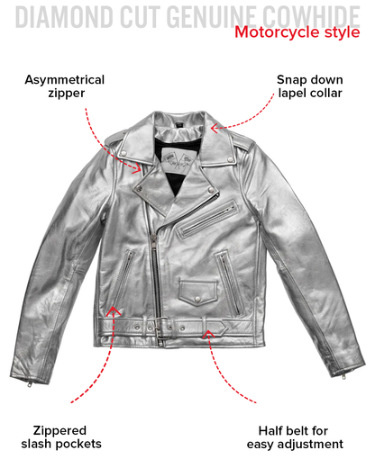 Deirdre - Women's BHBR Motorcycle Leather Jacket Women's Leather Jacket Jackets