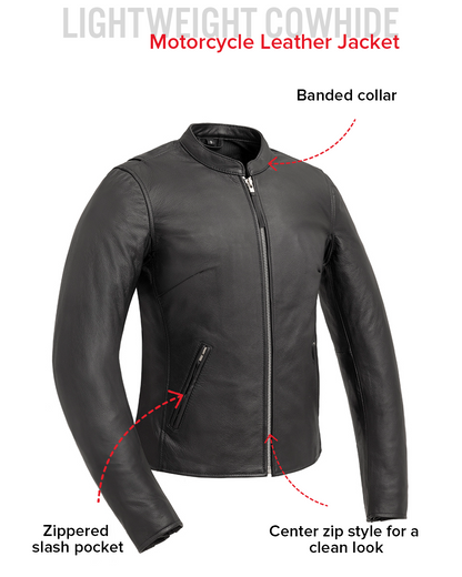 Flashback - Women's Motorcycle Leather Jacket Women's Leather Jacket Jackets