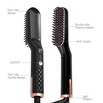 IRONBEARD heated beard straightening brush