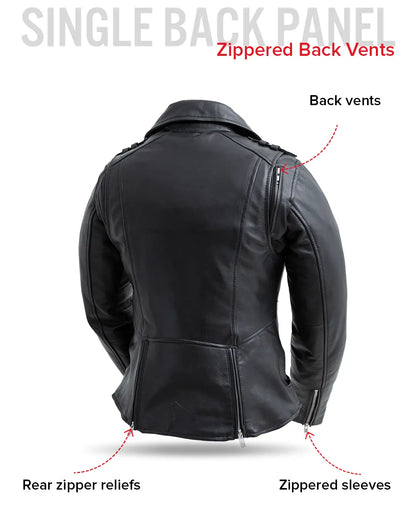 Bloom - Women's Motorcycle Leather Jacket Women's Leather Jacket Jackets