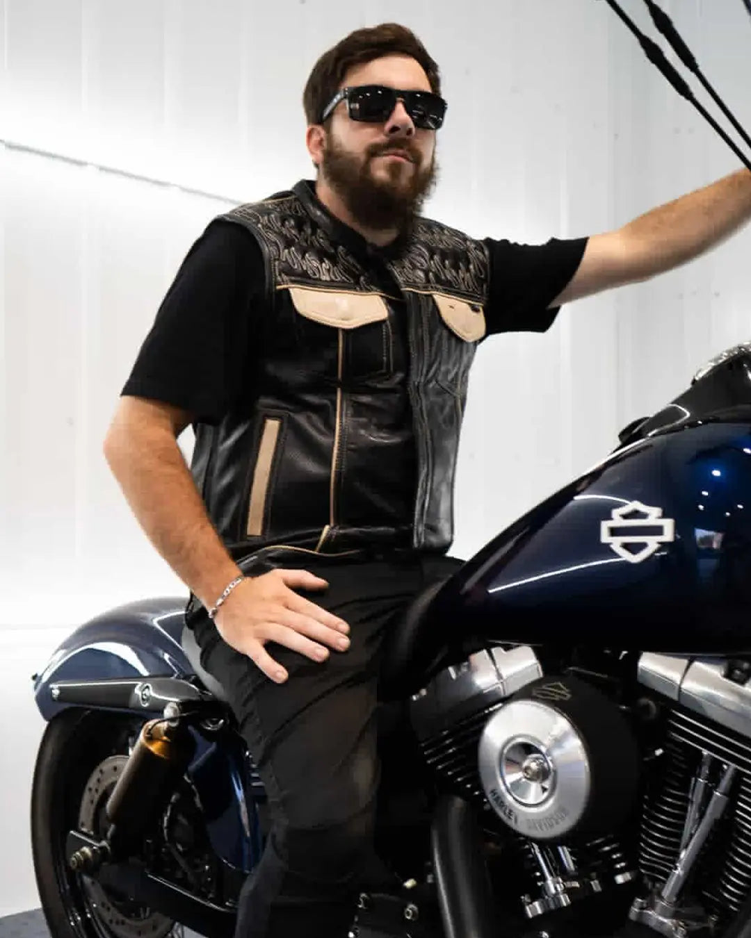 Inferno Rogue Men's Leather Vest (Limited Edition) Men's Leather Vest Vests