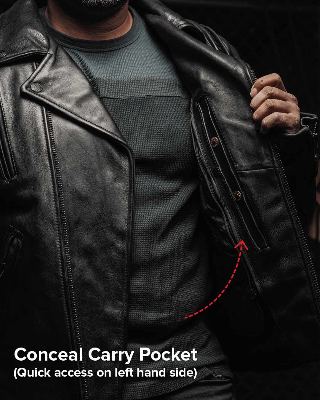 Night Rider Men's Motorcycle Leather Jacket Men's Leather Jacket Jackets