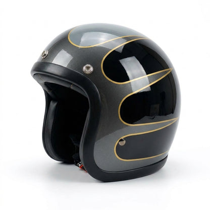 Motorcycle Helmet - Genuine Vintage TT&COCASCOS Fashion  Retro Scooter
