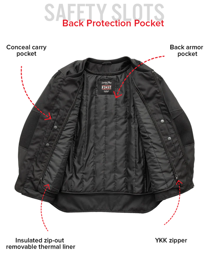 Tornado Men's Cordura Textile Jacket Men's Jacket First Manufacturing Company