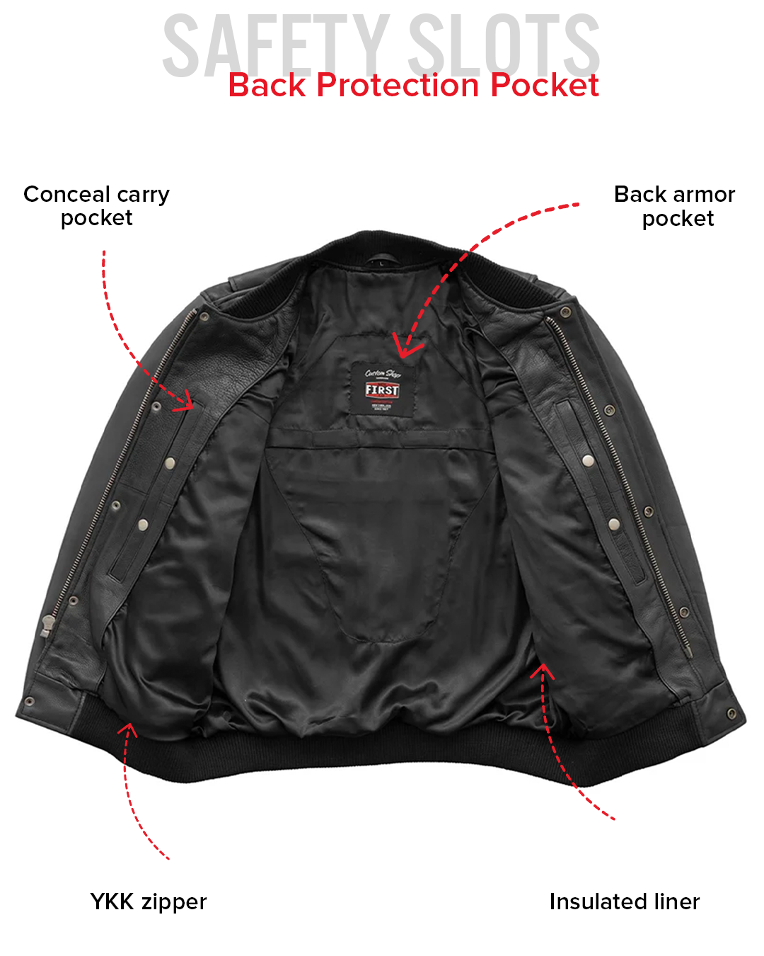 Willie Men's Motorcycle Leather Jacket Men's Leather Jacket Jackets