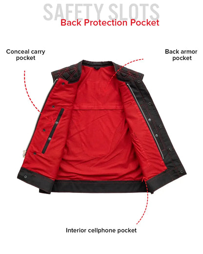 Lowside Hornet Moto Mesh Men's Club Style Vest