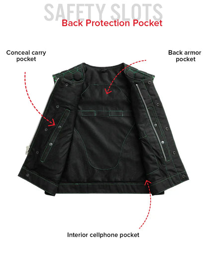 Lowside Hornet Moto Mesh Men's Club Style Vest