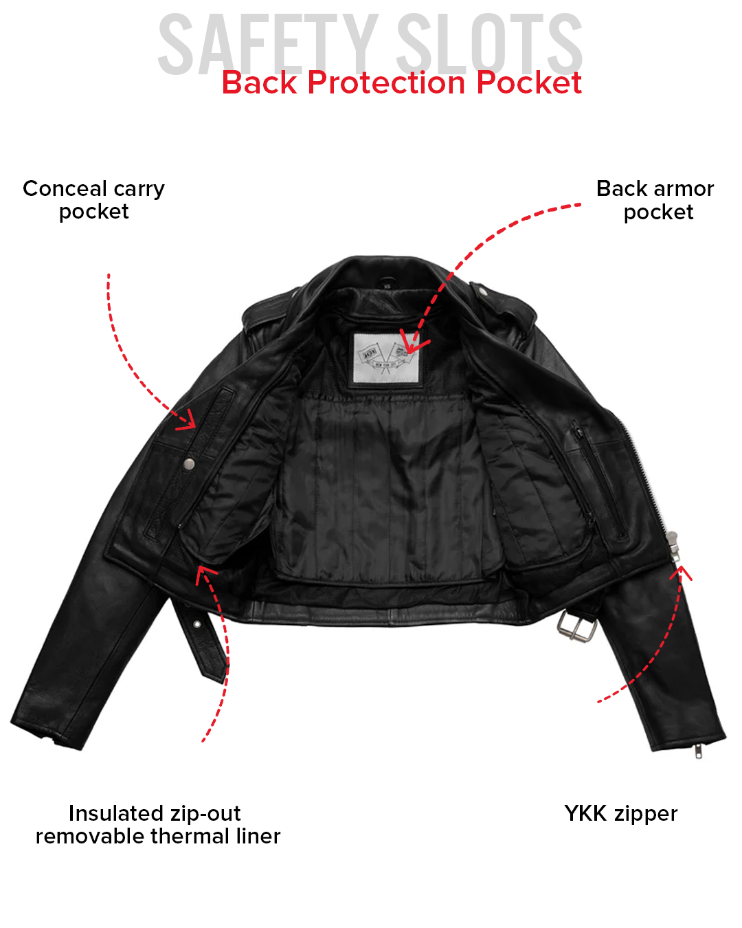 Imogen - Women's Motorcycle Leather Jacket Women's Leather Jacket Jackets