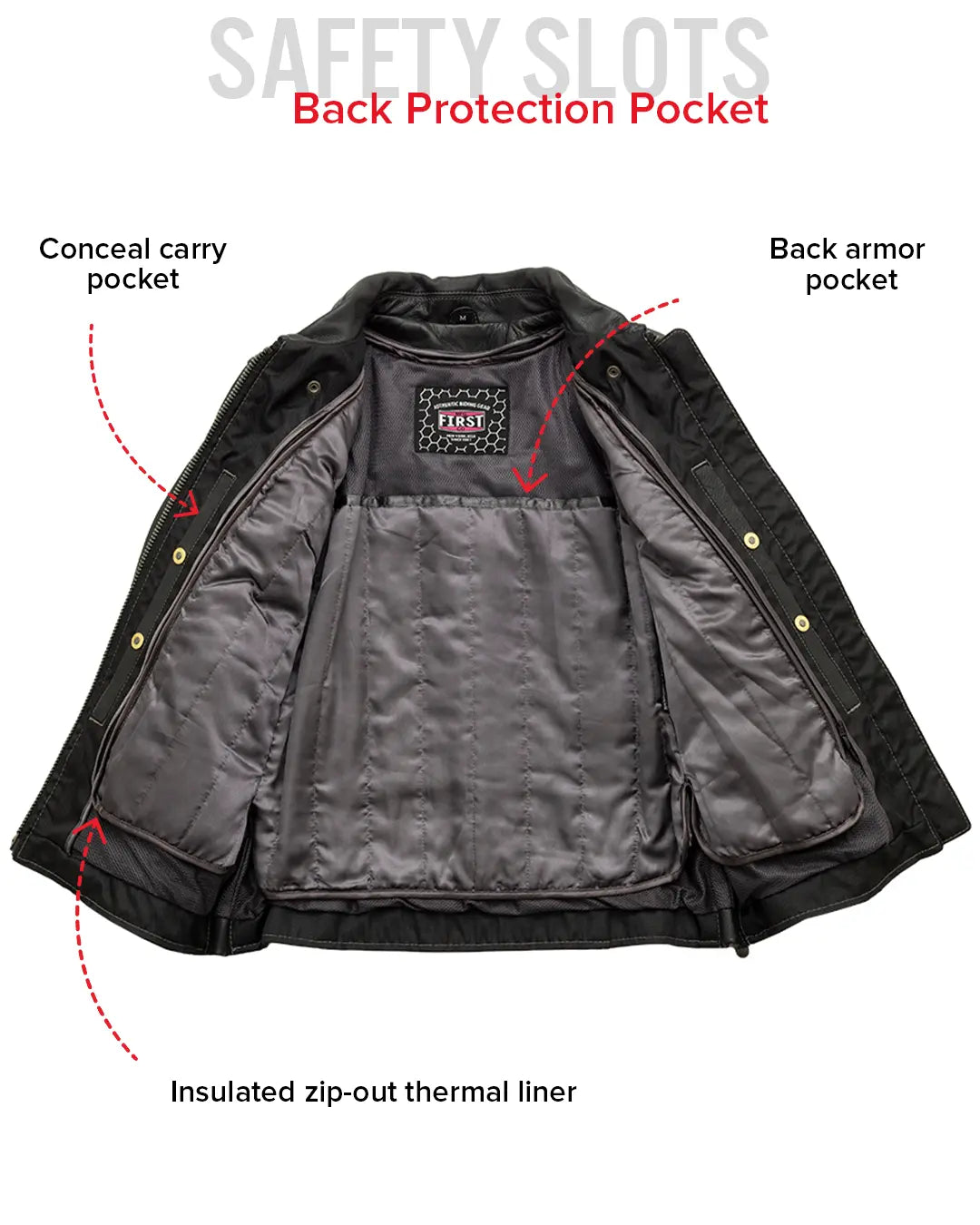 Free Spirit - Women's Motorcycle Leather Jacket Women's Leather Jacket Jackets