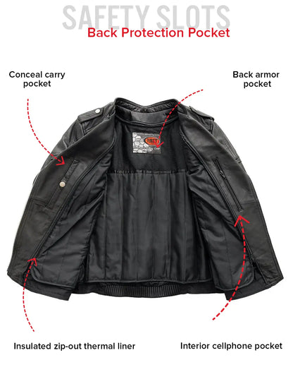 Tantrum - Women's Motorcycle Leather Jacket Women's Leather Jacket Jackets