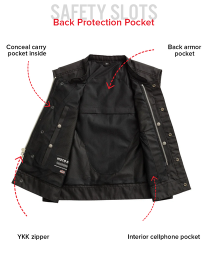 Lowrider Moto Mesh Men's Motorcycle Vest