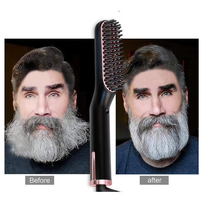 IRONBEARD heated beard straightening brush