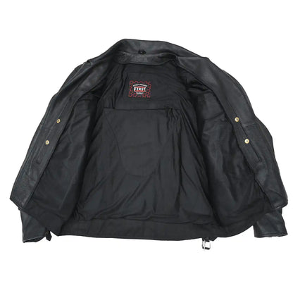 Mastermind Men's Motorcycle Leather Jacket Men's Leather Jacket Jackets