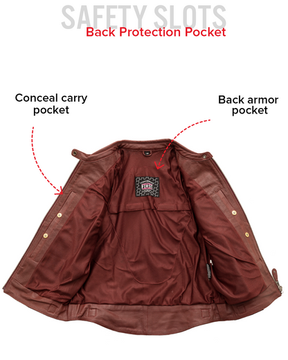 Jada - Women's Perforated Motorcycle Leather Jacket Women's Perforated Leather Jacket Jackets