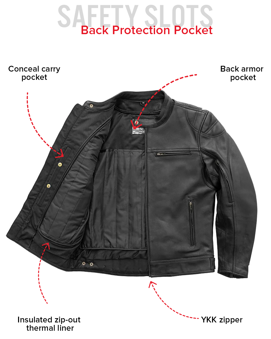 Top Performer Men's Motorcycle Leather Jacket Men's Leather Jacket Jackets