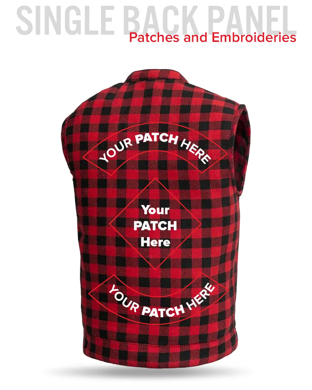Sharp Shooter Moto Men's Canvas Vest - Recycled Men's Canvas Vests Vests