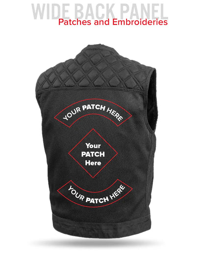 Downside Moto Mesh Men's Motorcycle Vest Men's Moto Mesh Vest Vests