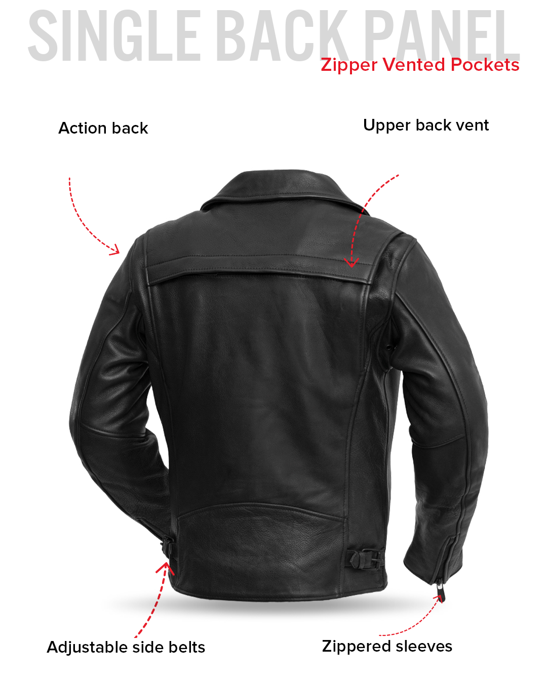 Night Rider Men's Motorcycle Leather Jacket Men's Leather Jacket Jackets