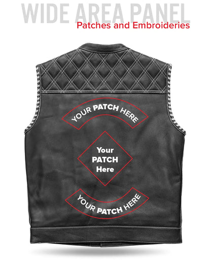 Sinister - Men's Motorcycle Leather Vest