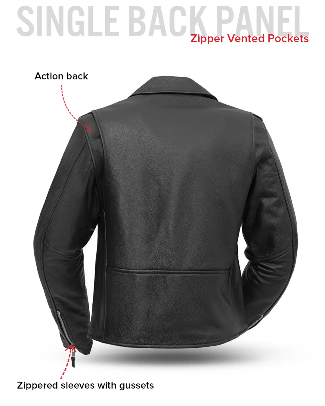 Bikerlicious - Women's Motorcycle Leather Jacket Women's Leather Jacket Jackets
