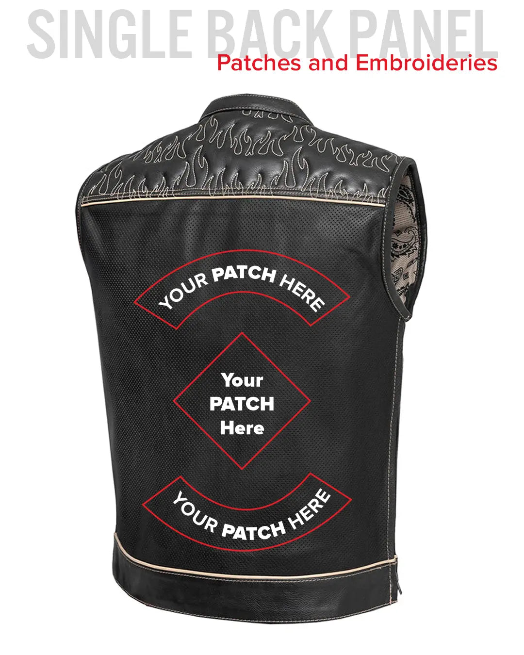 Inferno Rogue Men's Leather Vest (Limited Edition) Men's Leather Vest Vests
