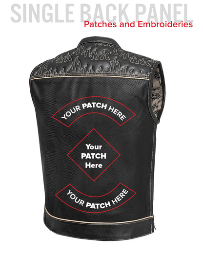 Inferno Rogue Men's Leather Vest (Limited Edition) Men's Leather Vest Vests