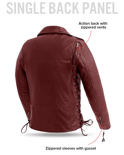 Popstar Women's Motorcycle Leather Jacket Women's Leather Jacket Jackets