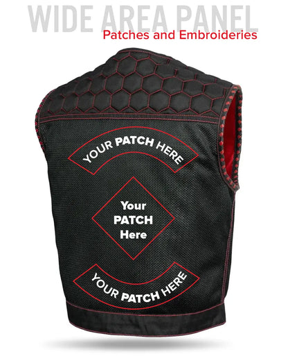 Lowside Hornet Moto Mesh Men's Club Style Vest