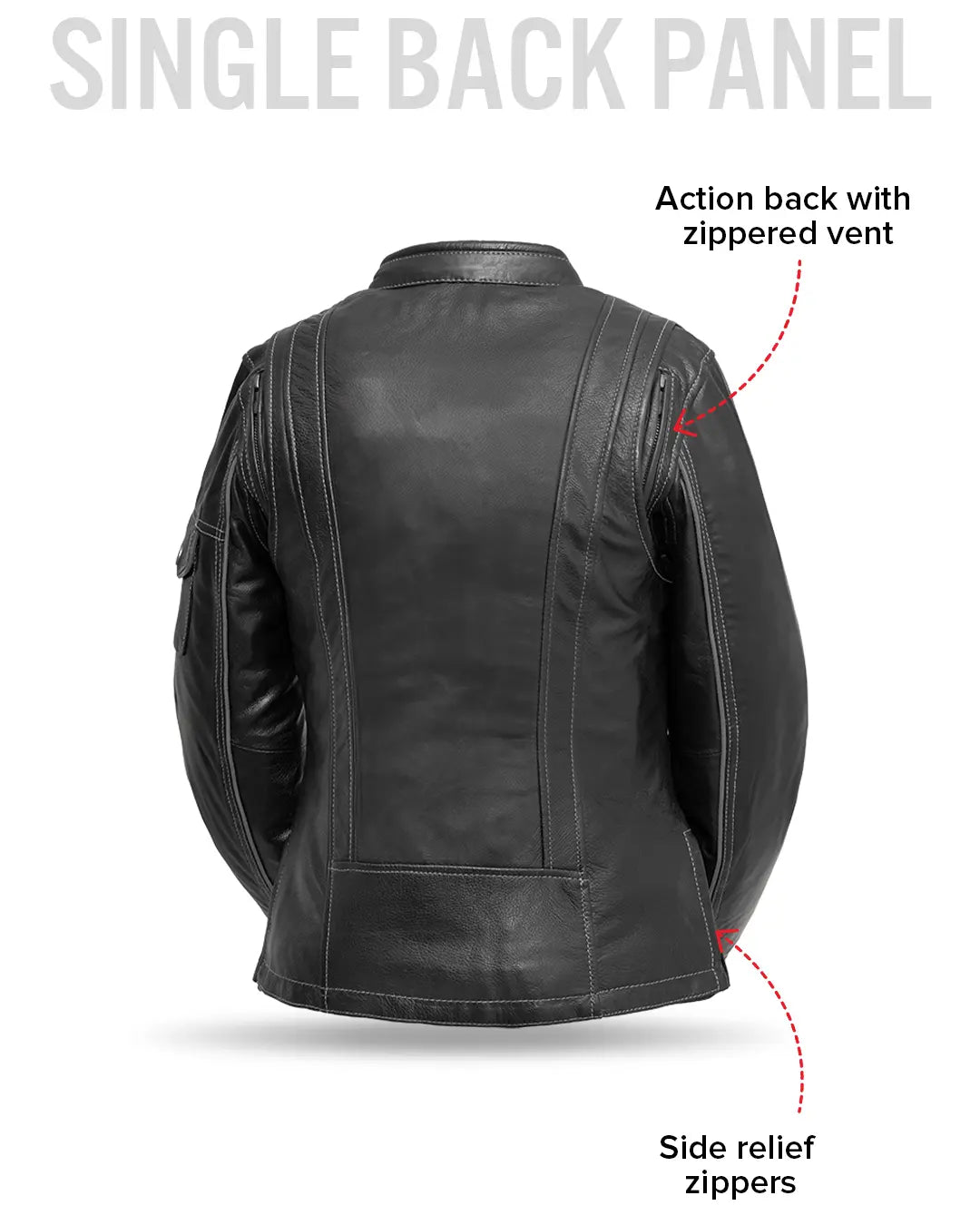 Outlander - Women's Motorcycle Leather Jacket Women's Leather Jacket Jackets