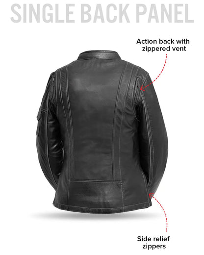 Outlander - Women's Motorcycle Leather Jacket Women's Leather Jacket Jackets