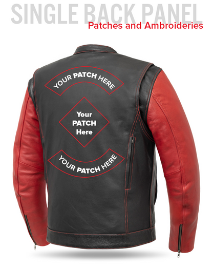 Vincent Men's Cafe Style Leather Jacket Men's Leather Jacket Jackets