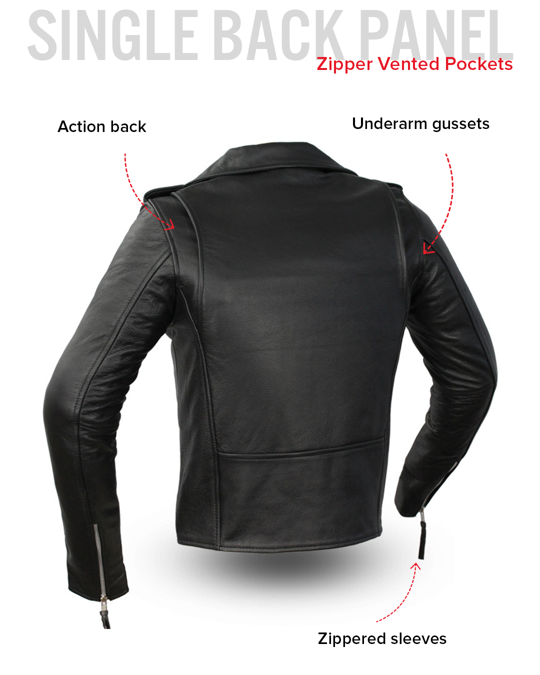 Rockstar - Women's Motorcycle Leather Jacket Women's Leather Jacket Jackets