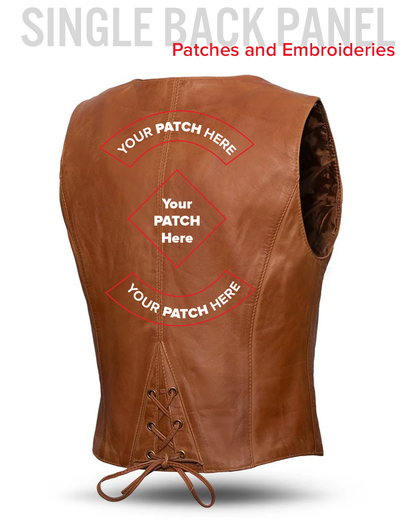 Savannah Women's Western Style Motorcycle Leather Vest Women's Leather Vest Vests