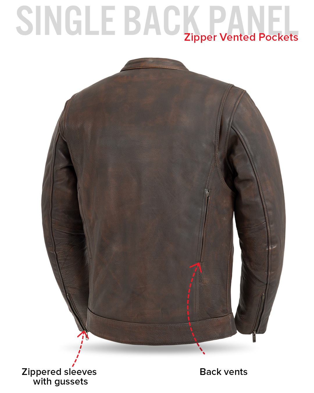 Raider Men's Motorcycle Leather Jacket Men's Leather Jacket Jackets