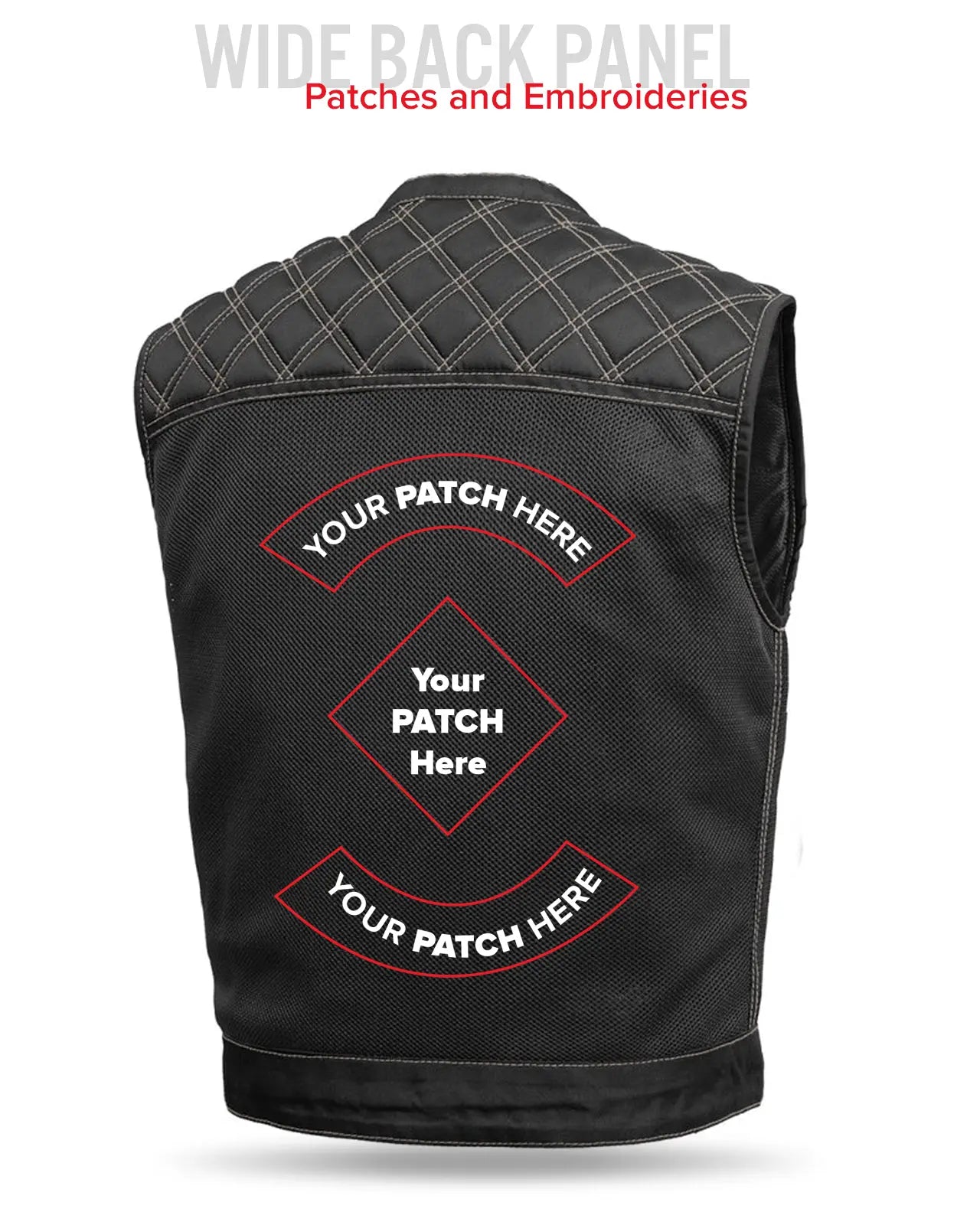 Upside Moto Mesh Men's Motorcycle Vest Men's Moto Mesh Vest Vests