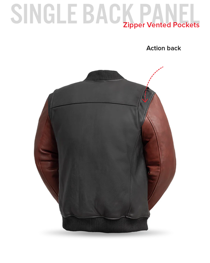 Willie Men's Motorcycle Leather Jacket Men's Leather Jacket Jackets