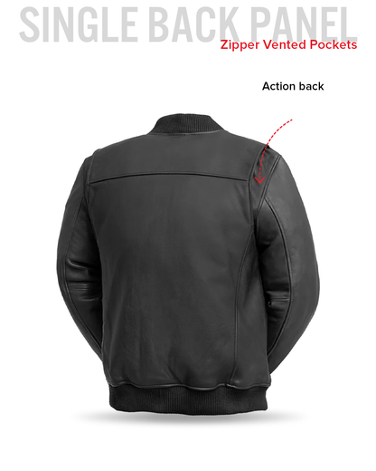Willie Men's Motorcycle Leather Jacket Men's Leather Jacket Jackets