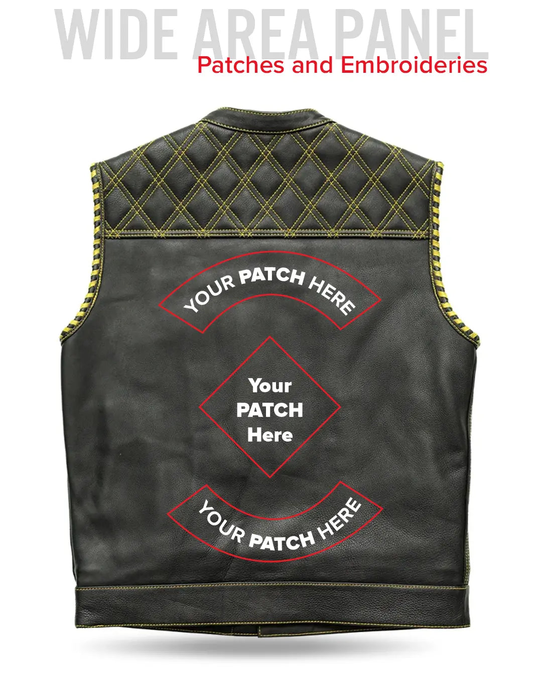 Sinister - Men's Motorcycle Leather Vest