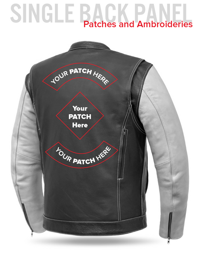 Vincent Men's Cafe Style Leather Jacket Men's Leather Jacket Jackets