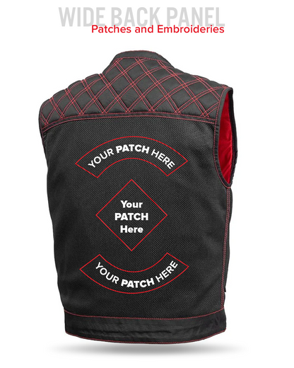 Upside Moto Mesh Men's Motorcycle Vest Men's Moto Mesh Vest Vests