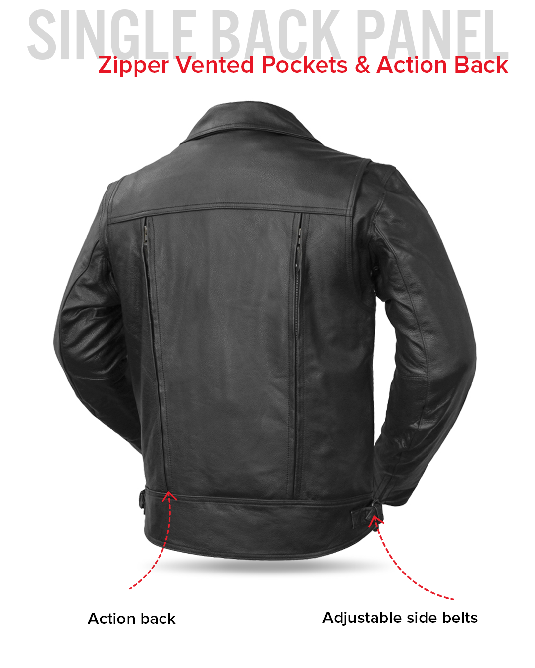 Mastermind Men's Motorcycle Leather Jacket Men's Leather Jacket Jackets