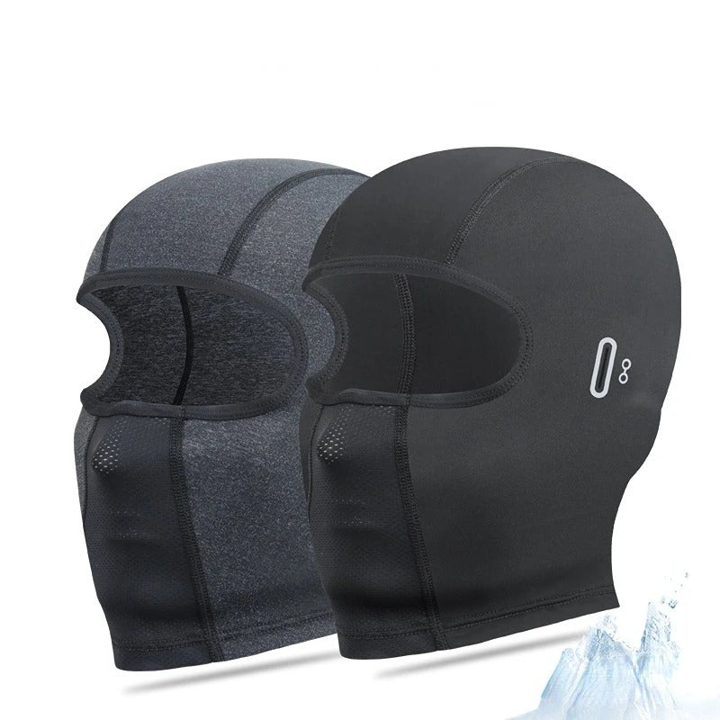 black summer balaclava motorcycle face cover
