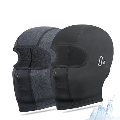 black summer balaclava motorcycle face cover