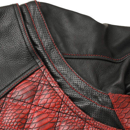 Redstrike Men’s Motorcycle Leather Jacket Men's Leather Jacket Jackets