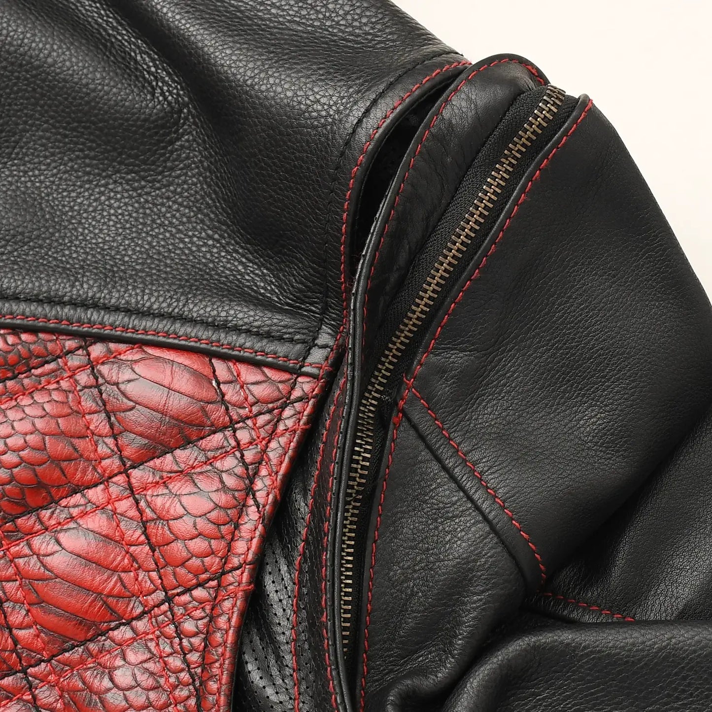 Redstrike Men’s Motorcycle Leather Jacket Men's Leather Jacket Jackets