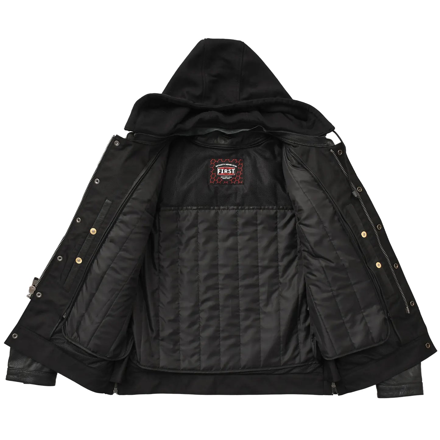 Nightstrike Men’s Motorcycle Leather Jacket Men's Leather Jacket Jackets