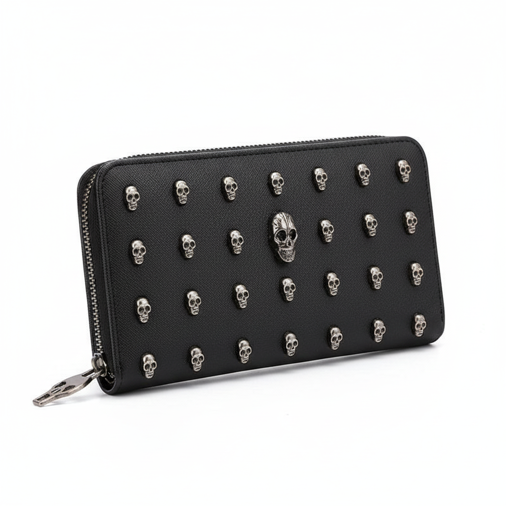 Vintage Skull Wallet - סטודיו