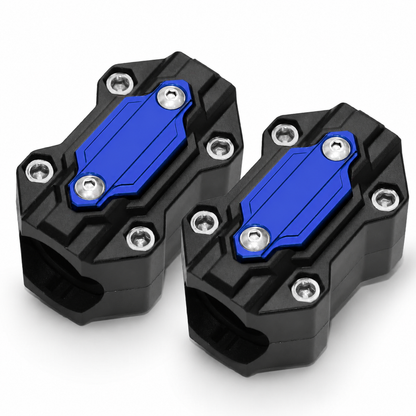 Motorcycle Accessories Engine Guard Bumper Protection Decorative Block For Suzuki, Black/Blue