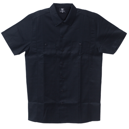 Men's Work Shirts Black with Black sides