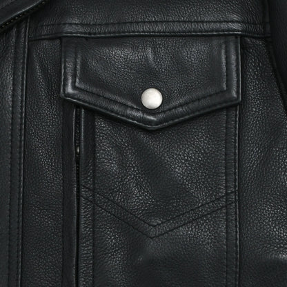 Mastermind Men's Motorcycle Leather Jacket Men's Leather Jacket Jackets